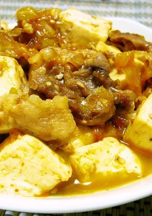焼肉のタレで!マーボ肉豆腐。-レシピのメイン写真