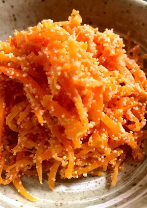 食材はたった2つだけ♡人参のたらこ炒め-レシピのメイン写真