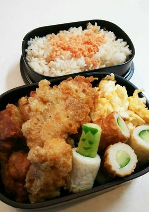 お弁当(9/20)鳥の唐揚げ-レシピのメイン写真