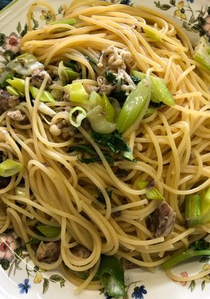 鯖缶パスタ-レシピのメイン写真
