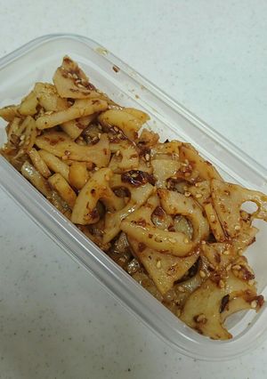 ご飯がすすむ★れんこんの梅きんぴら-レシピのメイン写真