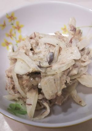 サバ缶と玉ねぎの酢の物？-レシピのメイン写真