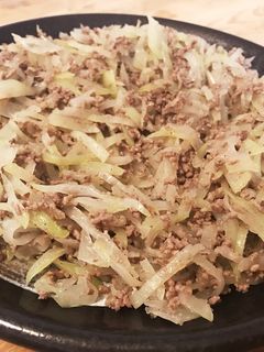 青パパイヤとひき肉の炒め物-レシピのメイン写真