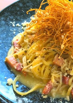 パリパリえのきのクリームパスタ-レシピのメイン写真