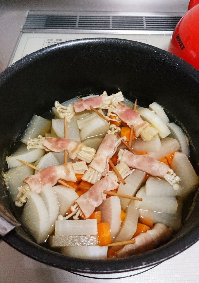大根とベーコンえのきの煮物-レシピのメイン写真