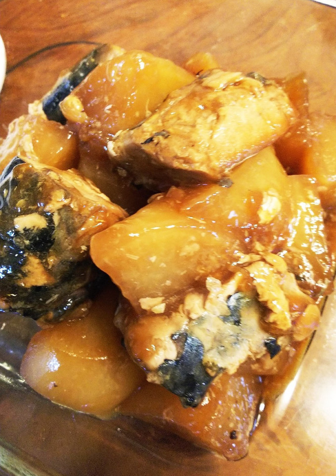 サバ缶と大根の煮物-レシピのメイン写真