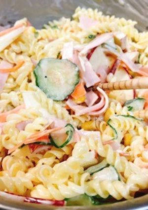 しっかり味の付いたマカロニサラダ-レシピのメイン写真
