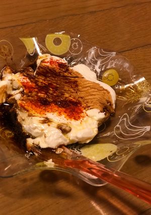 水切りヨーグルトのチーズ風おつまみ-レシピのメイン写真