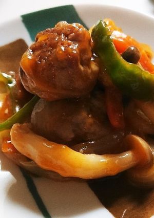 節約!揚げずにジューシー!豚こま肉で酢豚-レシピのメイン写真