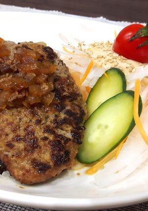 簡単♪びっ〇りﾄﾞﾝｷ-風ﾊﾝﾊﾞｰｸﾞ-レシピのメイン写真