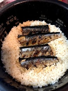 秋の味覚!さんまご飯-レシピのメイン写真