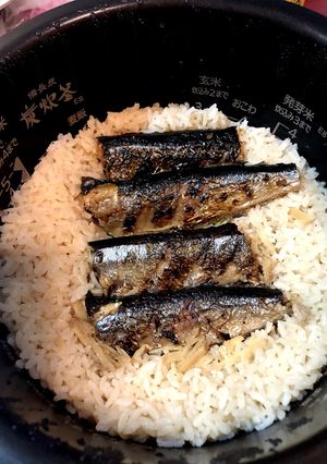 秋の味覚！さんまご飯-レシピのメイン写真