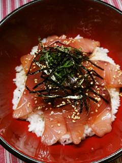 ささっと簡単!麺つゆとブリDE漬け丼♪-レシピのメイン写真