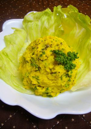 レンジで簡単♪ほくほくかぼちゃのサラダ-レシピのメイン写真