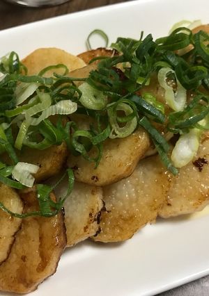 簡単おつまみ！長芋バター醤油ステーキ☆-レシピのメイン写真
