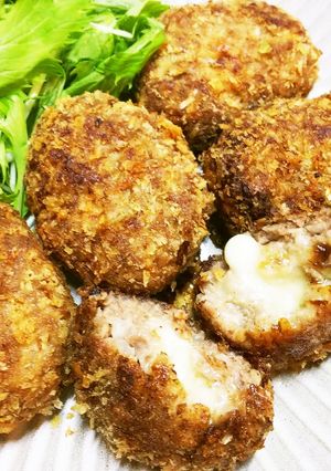 とろ～り幸せ！至福のチーズメンチカツ♪-レシピのメイン写真
