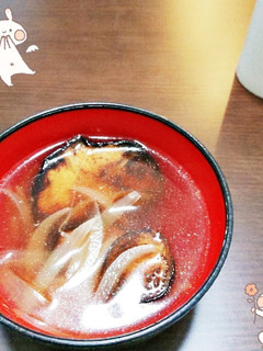 マクロビ☆存在感ある揚げなすのスープ-レシピのメイン写真