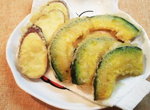 さつまいもとかぼちゃの天ぷら★卵不要-レシピのメイン写真