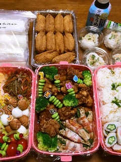 小学校運動会のお弁当2018春♪-レシピのメイン写真