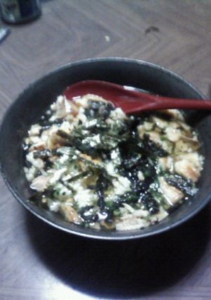 煎餅茶漬け-レシピのメイン写真