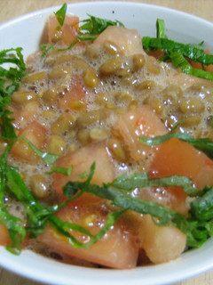 トマト納豆丼-レシピのメイン写真