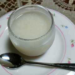 รูปของ 甘酒の寒天☆いちじくジャム入り♪