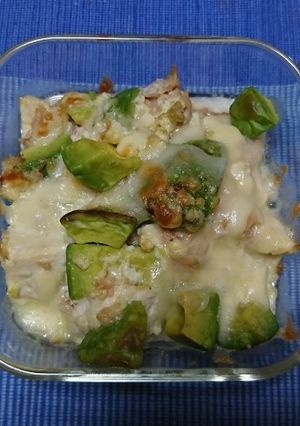 アボカドと豆腐のチーズ焼き-レシピのメイン写真