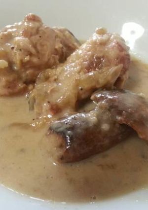 ポルチーニのチキン フリカッセ-レシピのメイン写真