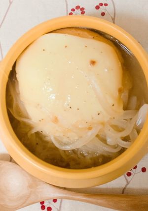 我が家のオニオングラタンスープ-レシピのメイン写真