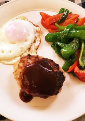 材料3種類！ふっくら鶏ひき肉のハンバーグ-レシピのメイン写真