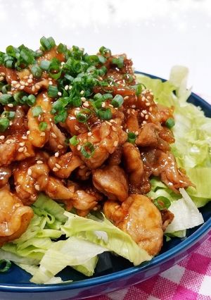 豚小間肉のおかずサラダ-レシピのメイン写真