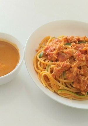 蟹のトマトパスタ & ビスク-レシピのメイン写真