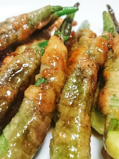 肉巻きオクラ-レシピのメイン写真