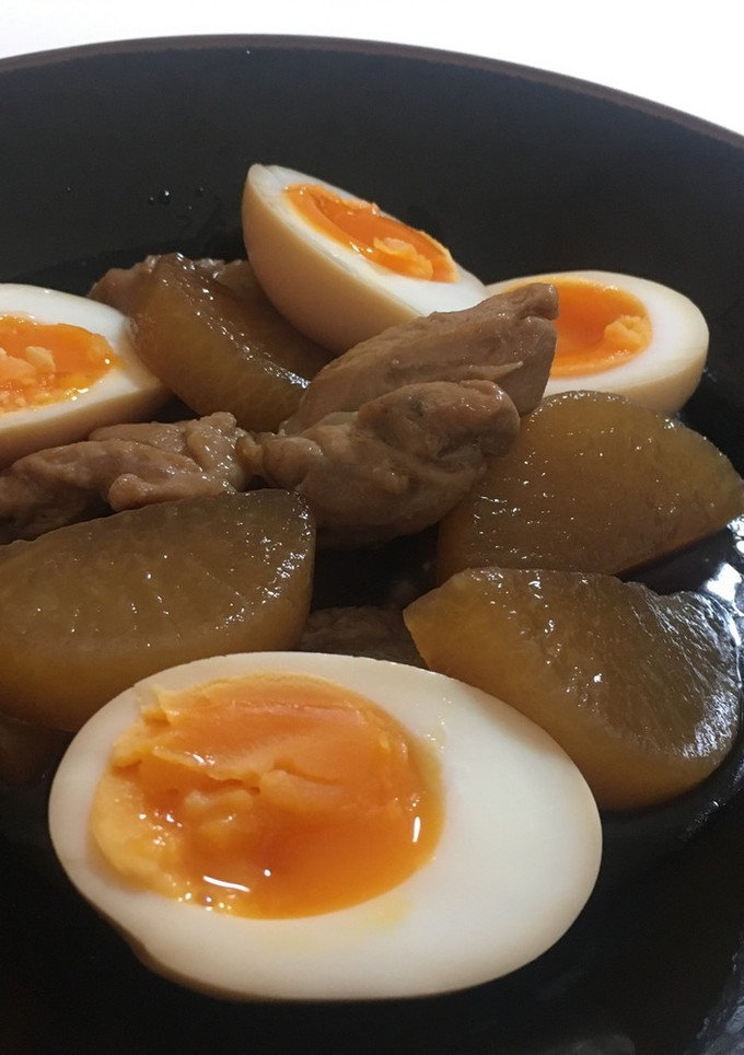 【大根と鶏と卵の煮物】-レシピのメイン写真