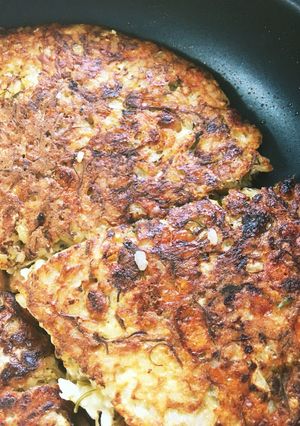 納豆の栄養満点お焼き♡-レシピのメイン写真