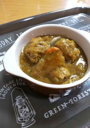 クィーンクック☆肉団子のかぼちゃカレー-レシピのメイン写真