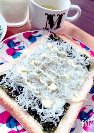 のりチーズとしらすの簡単トースト♪-レシピのメイン写真
