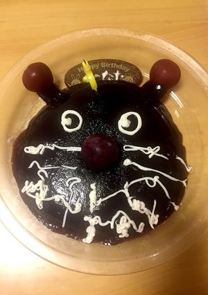 バイキンマンのゼリーケーキ-レシピのメイン写真