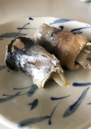 離乳食にも。さんまのネギまき-レシピのメイン写真