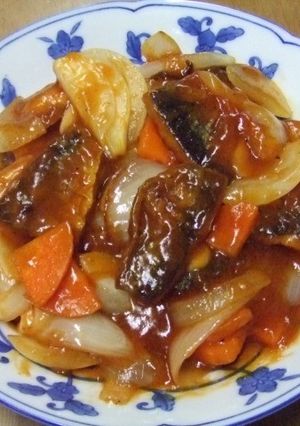 サンマのケチャップあん-レシピのメイン写真