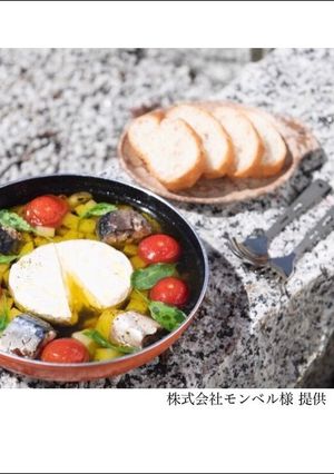 カマンベールとさばのアヒージョ-レシピのメイン写真