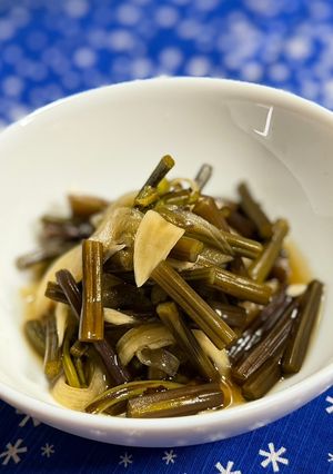 わらびの麺つゆ漬け だしまろ酢版-レシピのメイン写真