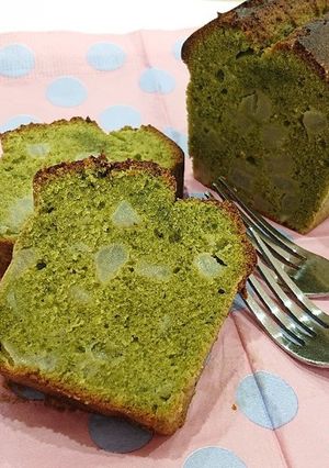 りんごと抹茶のパウンドケーキ。-レシピのメイン写真