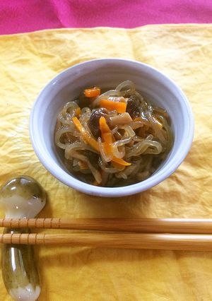【減塩】コンニャクときのこの香り煮-レシピのメイン写真