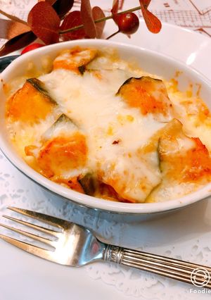 簡単!かぼちゃミートグラタン-レシピのメイン写真