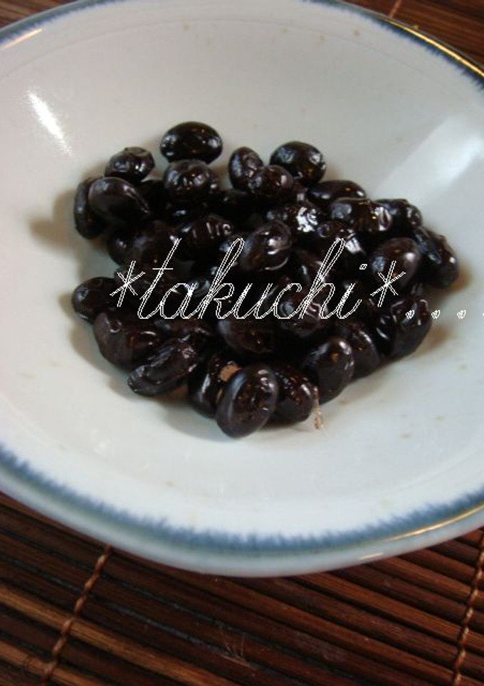 黒豆　甘納豆風-レシピのメイン写真