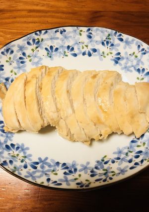 簡単☆鶏ハム 茹でたら直ぐ食べ可-レシピのメイン写真