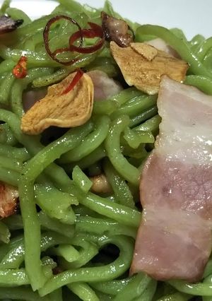 茶そばでペペロンチーノ-レシピのメイン写真