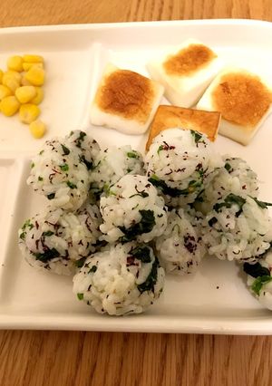 幼児食（1歳〜）頭が良くなる？おにぎり-レシピのメイン写真
