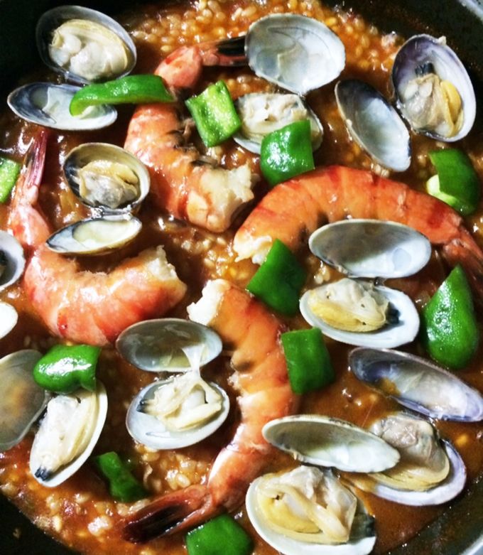 ☆おひとりさまにお気軽簡単本格パエリア☆ by kazukobachan